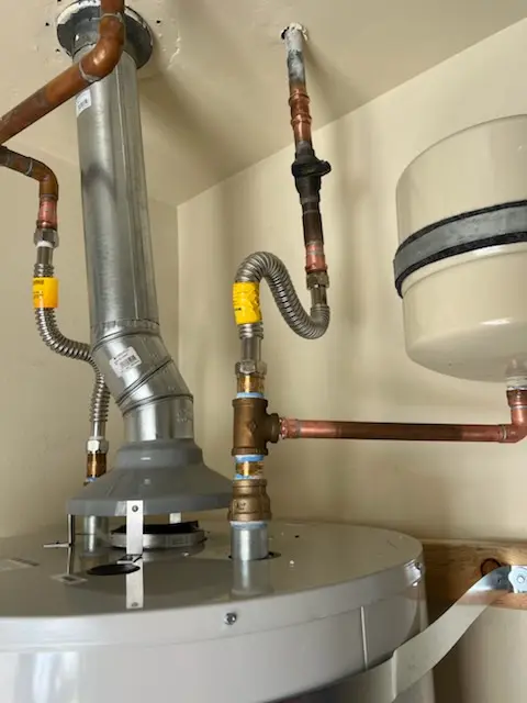 Water heater installation and plumbing repair in Churchton